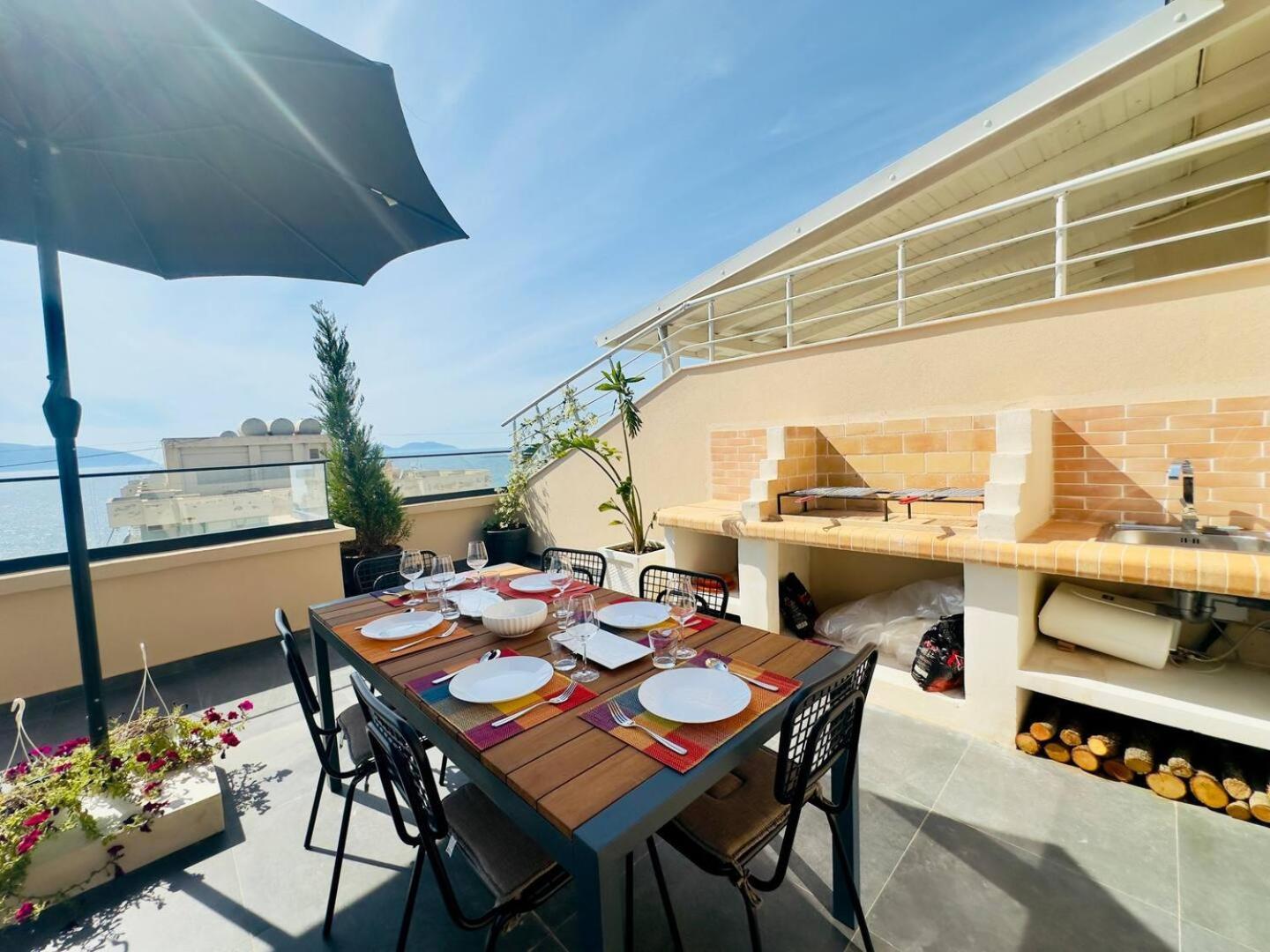 Sea View Luxury Penthouse,3rooms * Vlore