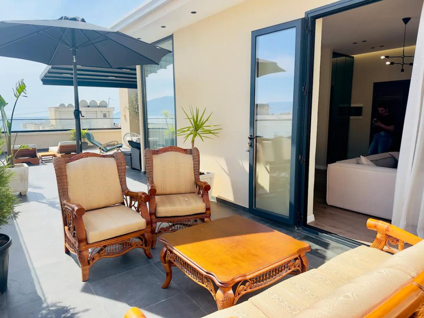 Sea View Luxury Penthouse,3rooms * Vlore